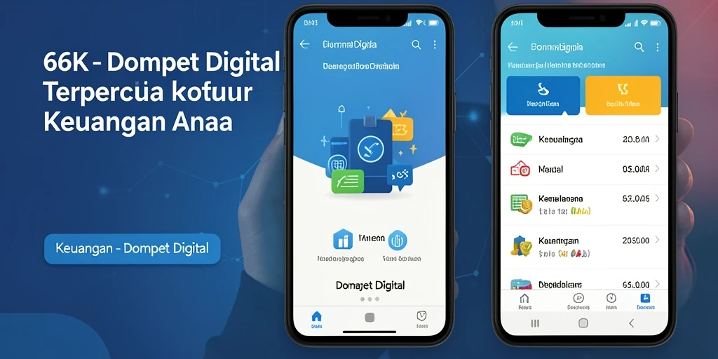 Antarmuka aplikasi 66K yang ramah pengguna dan fungsional.