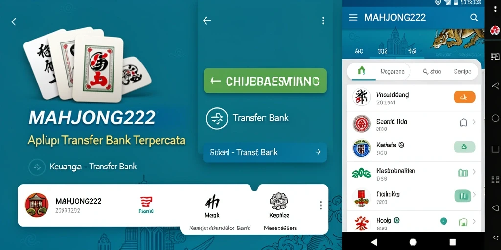 Tampilan antarmuka MAHJONG222 untuk transaksi Transfer Bank yang ramah pengguna.